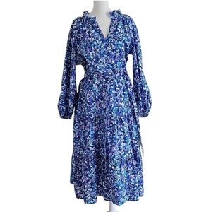 Sara Campbell Blue Floral Maxi Dress